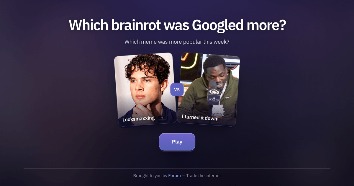 What Was Bigger - guess which topic was bigger on Google logo
